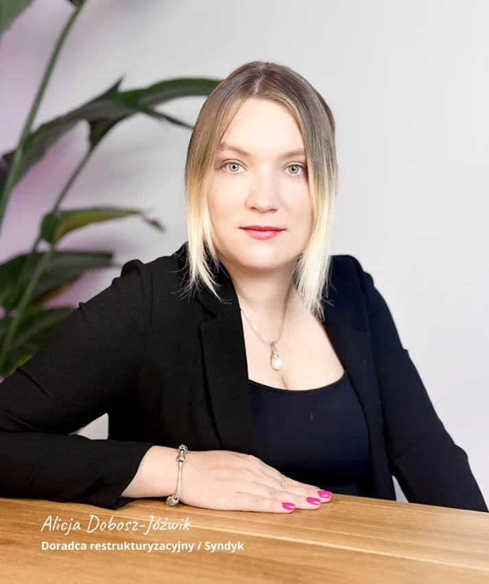 Alicja Dobosz Jóźwik syndyk prawnik od&nbsp;upadłości konsumenckiej